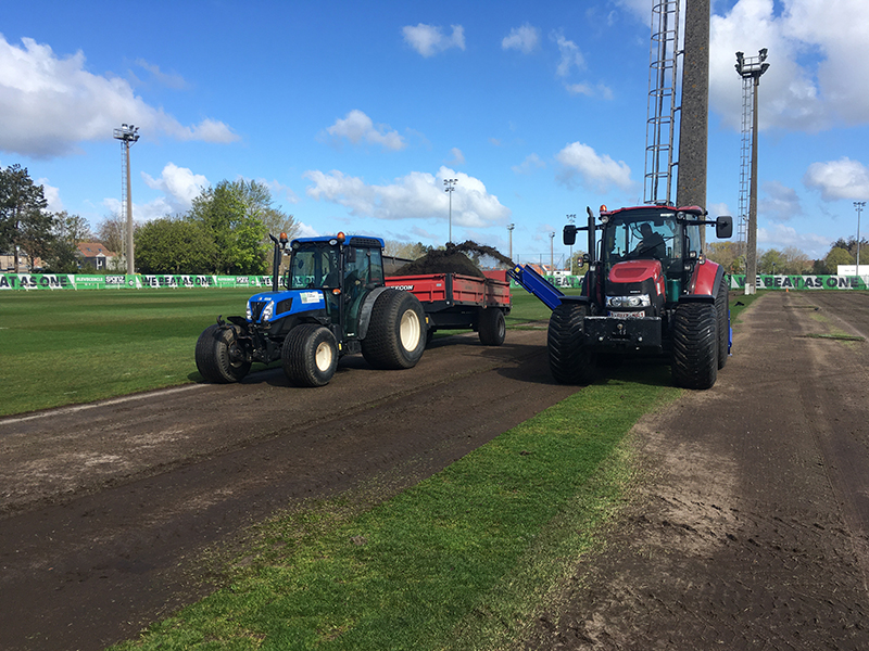 Eerste hybride veld voor Cercle Brugge